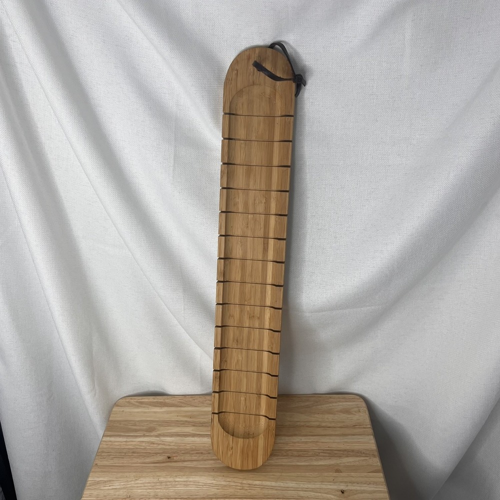 BanBamboo  Baguette Bread Miter Cutting Board/Serving Tray 25" Wood